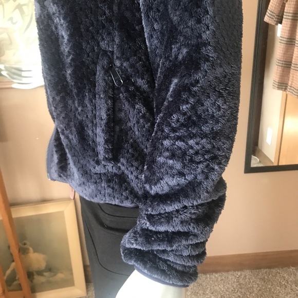 Columbia Fire Side II Sherpa Full Zip Fleece Woman’s XS Dark Navy Blue Jacket - Picture 6 of 14